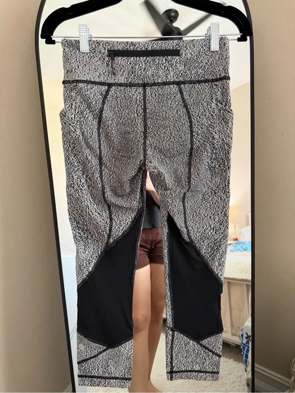 lululemon athletica Black and White Patterned Leggings